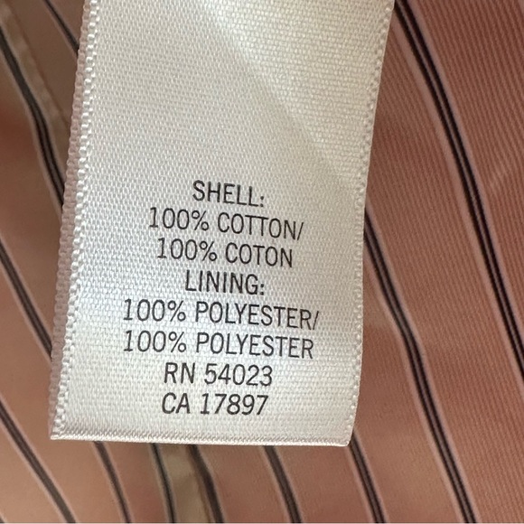 🍓Banana Republic Jacket Size Small Hooded Red Toggle closure Pink lining - Picture 9 of 12